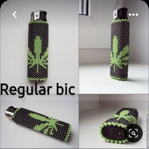 Weed leaf lighter case